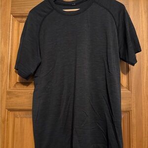 lululemon athletica Charcoal Metal Vent Short Sleeve Tee